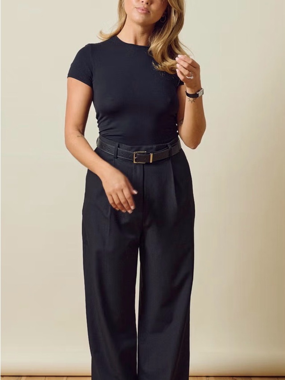 Djerf Avenue Black Favorite Pants
